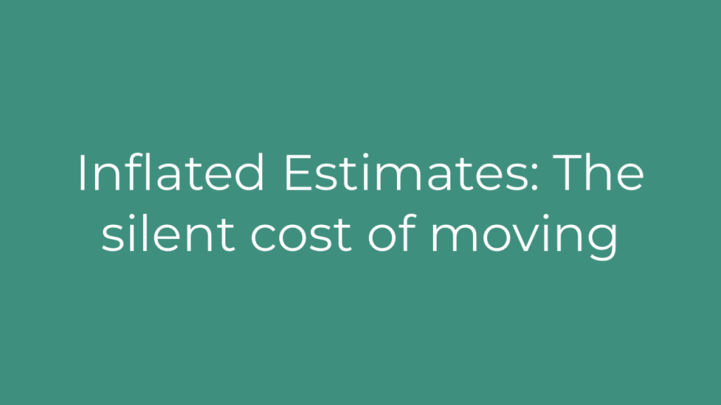 Inflated estimates: the silent cost of moving